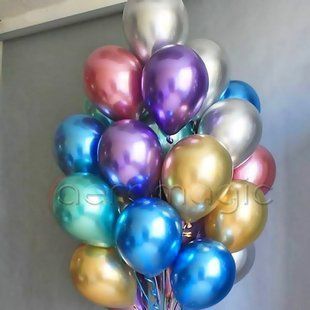 Букет из шаров Chrome (25 штук) B-3334 фото